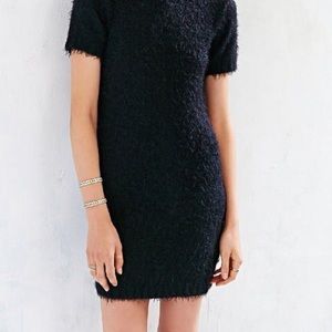 UO Kimchi Blue BodyCon Fuzzy Knit Mini Dress